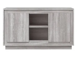 Aparador cómoda cómoda armario mueble organizador cocina salón salón Sonoma 102 x 35 x 60 cm madera contrachapada gris 02_0036270