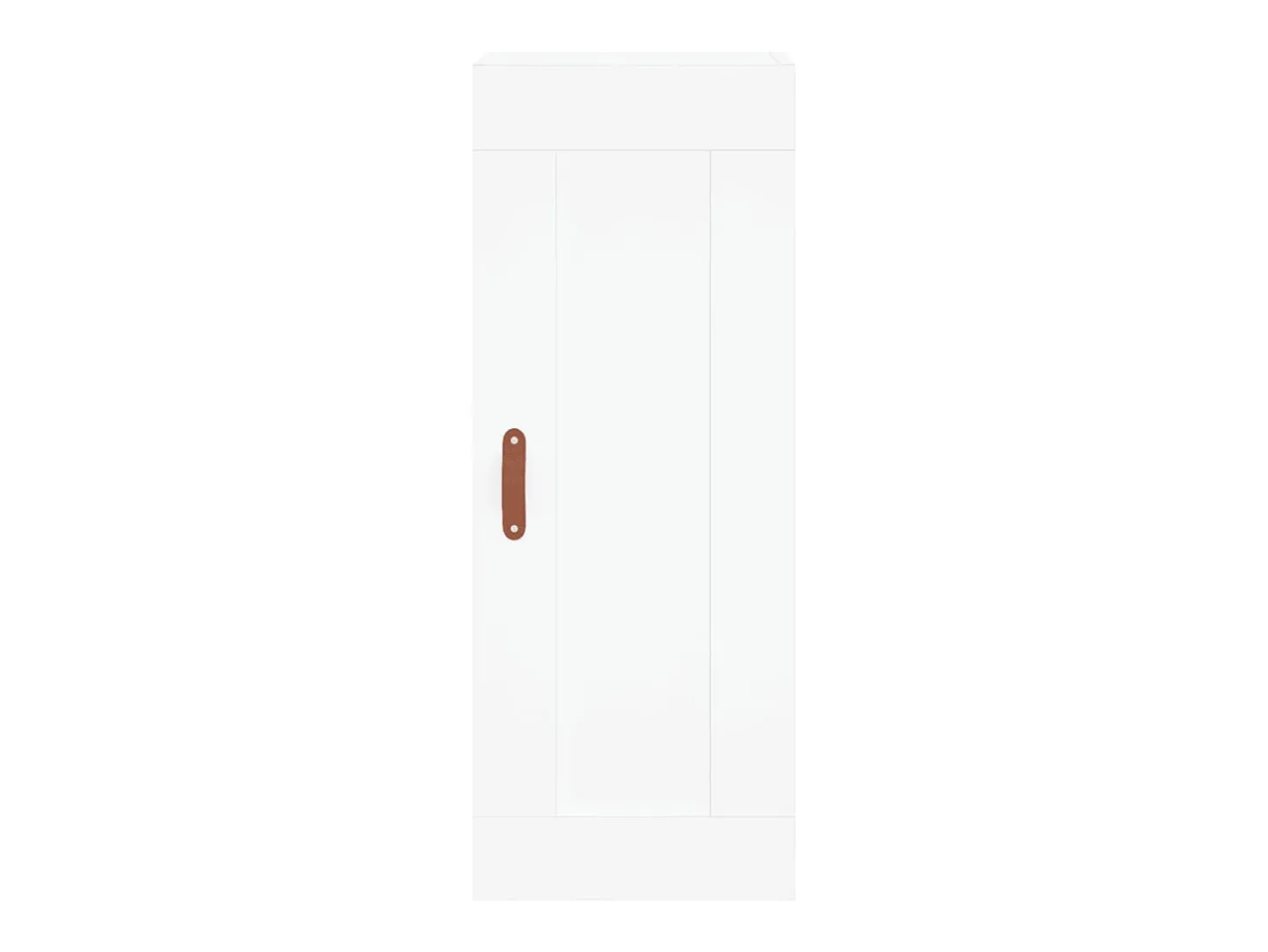 Aparador cómoda cómoda armario mueble organizador cocina salón salón alto 34,5 x 34 x 180 cm madera contrachapada blanco 02_0032392