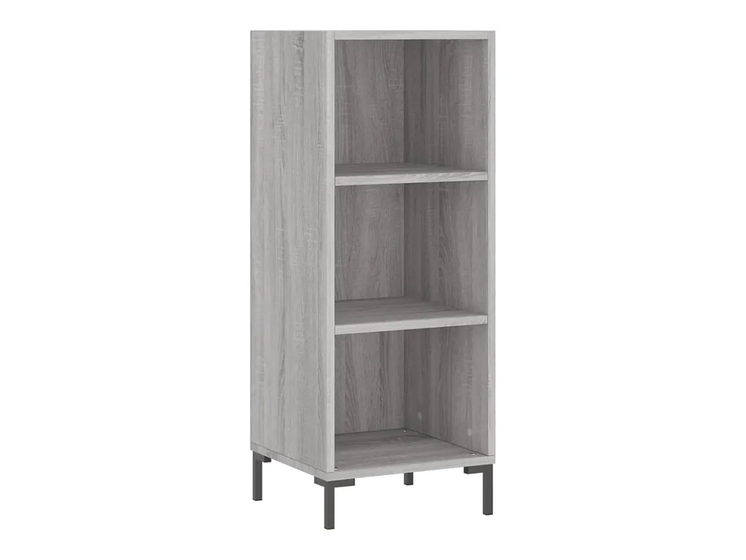 Aparador cómoda cómoda armario mueble organizador cocina salón salón alto Sonoma 34,5 x 34 x 180 cm madera contrachapada gris 02_0035330