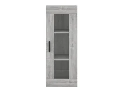 Aparador cómoda cómoda armario mueble organizador cocina salón salón alto Sonoma 34,5 x 34 x 180 cm madera contrachapada gris 02_0035259