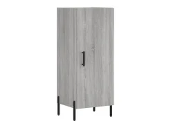 Aparador cómoda cómoda armario mueble organizador cocina salón salón alto Sonoma 34,5 x 34 x 180 cm madera contrachapada gris 02_0035259