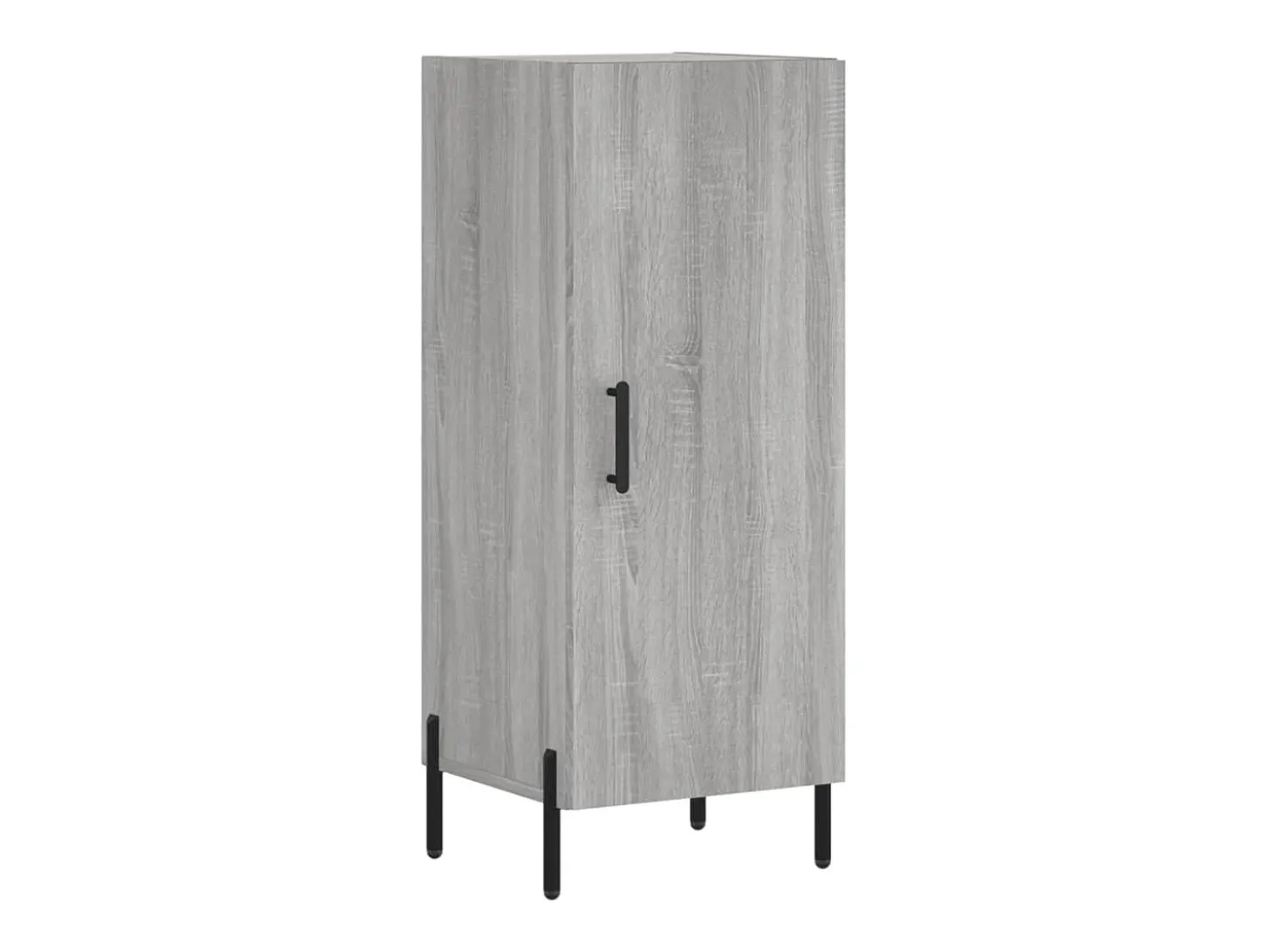 Aparador cómoda cómoda armario mueble organizador cocina salón salón alto Sonoma 34,5 x 34 x 180 cm madera contrachapada gris 02_0035259