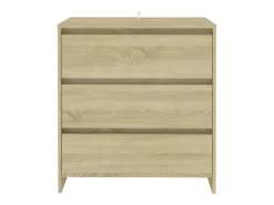 Aparador cómoda cómoda armario mueble organizador cocina salón salón Sonoma 70 x 41 x 75 cm madera contrachapada marrón 02_0031704