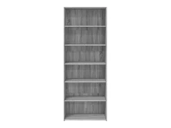 Aparador cómoda cómoda armario mueble organizador cocina salón salón alto Sonoma 70 x 41 x 185 cm madera contrachapada gris 02_0035627