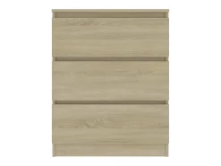 Aparador cómoda cómoda armario unidad de almacenamiento organizador cocina salón salón Sonoma 60 x 35 x 76 cm madera contrachapada marrón 02_0031616
