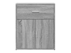 Aparador cómoda cómoda armario mueble organizador cocina salón salón Sonoma 60 x 31 x 70 cm madera contrachapada gris 02_0036385