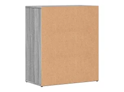 Aparador cómoda cómoda armario mueble organizador cocina salón salón Sonoma 60 x 31 x 70 cm madera contrachapada gris 02_0036385