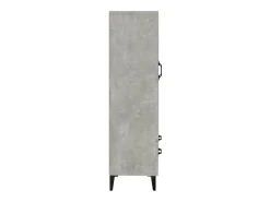Aparador cómoda cómoda armario mueble organizador cocina salón salón alto 70 x 31 x 115 cm madera contrachapada gris 02_0034709