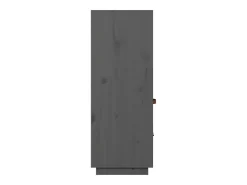 Aparador cómoda cómoda armario mueble organizador cocina salón salón alto 67 x 40 x 108,5 cm madera maciza de pino gris 02_0034229