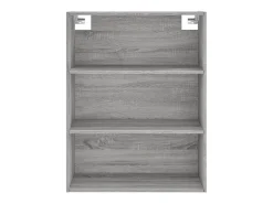Aparador cómoda cómoda armario mueble organizador cocina salón salón Sonoma 69,5 x 32,5 x 180 cm madera contrachapada gris 02_0036420