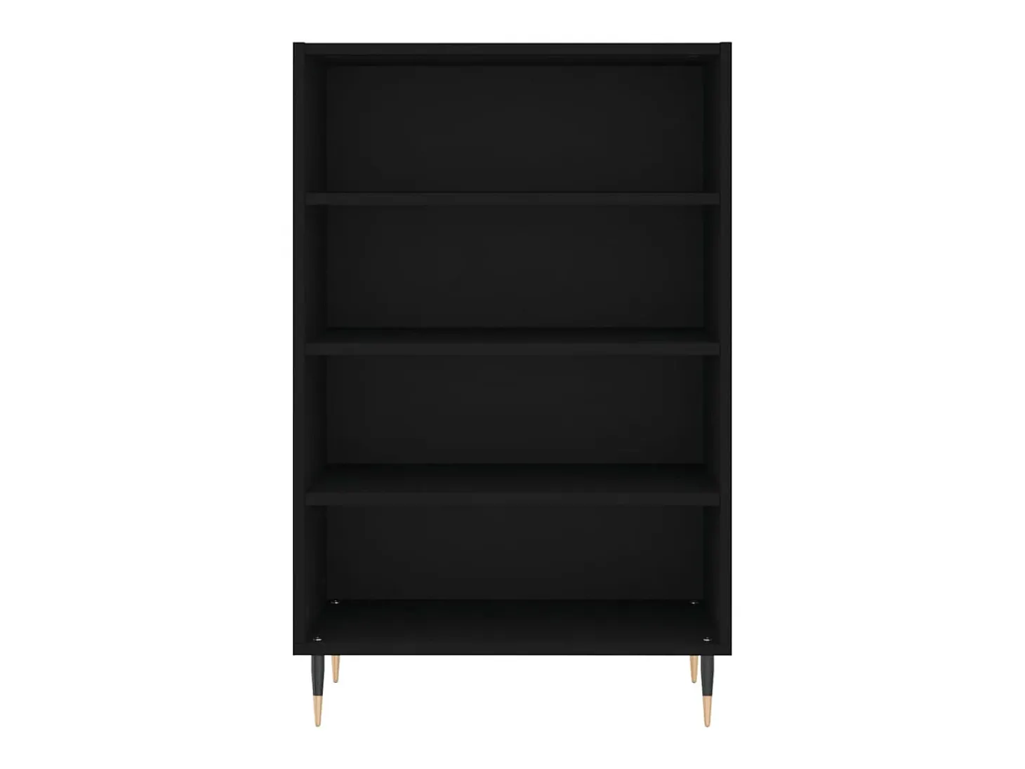 Aparador cómoda cómoda armario mueble organizador cocina salón salón alto 57 x 35 x 90 cm madera contrachapada negro 02_0034939