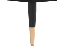 Aparador cómoda cómoda armario mueble organizador cocina salón salón alto 57 x 35 x 90 cm madera contrachapada negro 02_0034939