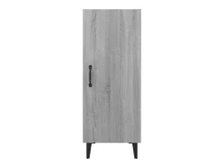 Aparador cómoda cómoda armario mueble organizador cocina salón salón Sonoma 34,5 x 34 x 90 cm madera contrachapada gris 02_0036322