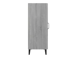 Aparador cómoda cómoda armario mueble organizador cocina salón salón Sonoma 34,5 x 34 x 90 cm madera contrachapada gris 02_0036322