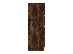 Aparador cómoda cómoda armario mueble organizador cocina salón salón 60 x 35 x 98,5 cm madera contrachapada marrón 02_0030998