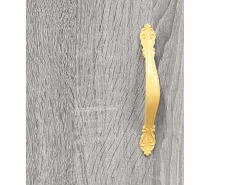 Aparador cómoda cómoda armario mueble organizador cocina salón salón Sonoma 90 x 34 x 80 cm madera contrachapada gris 02_0036547