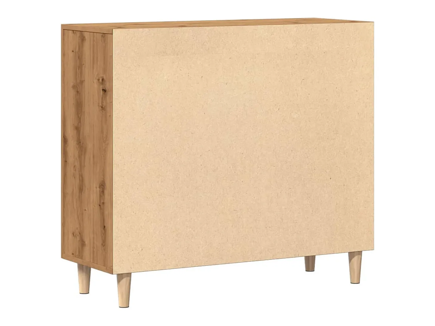 Aparador cómoda cómoda armario unidad de almacenamiento organizador cocina salón sala de manualidades 90 x 34 x 80 cm madera contrachapada marrón 02_0030824