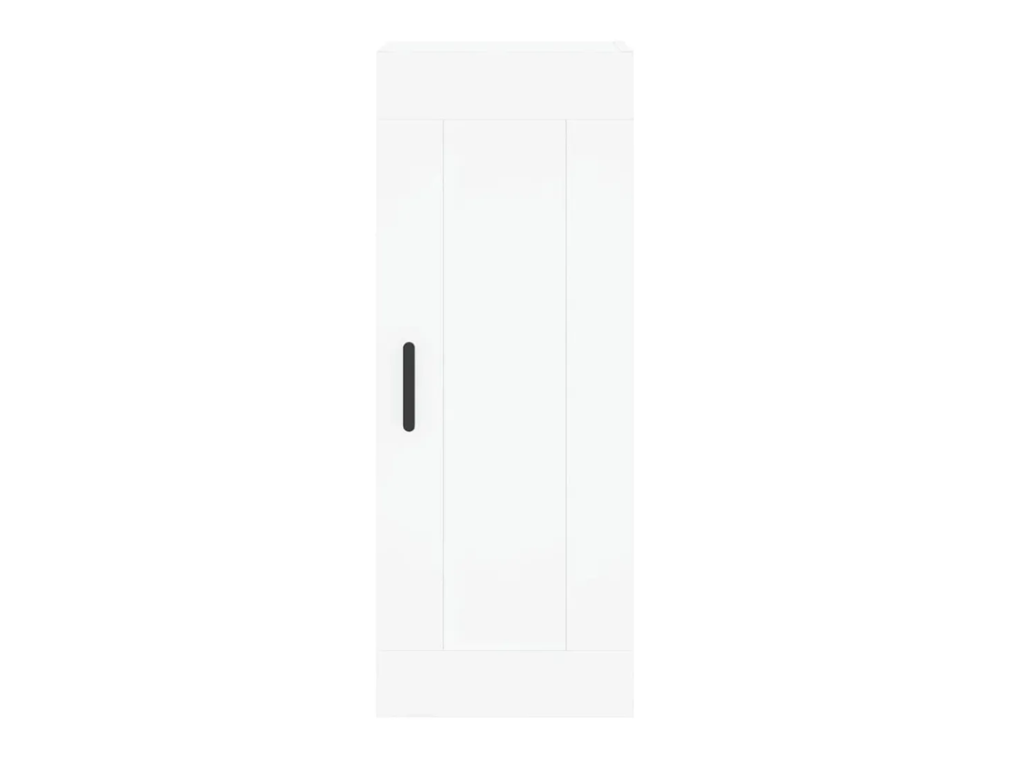 Aparador cómoda cómoda armario mueble organizador cocina salón salón alto 34,5 x 34 x 180 cm madera contrachapada blanco 02_0032349