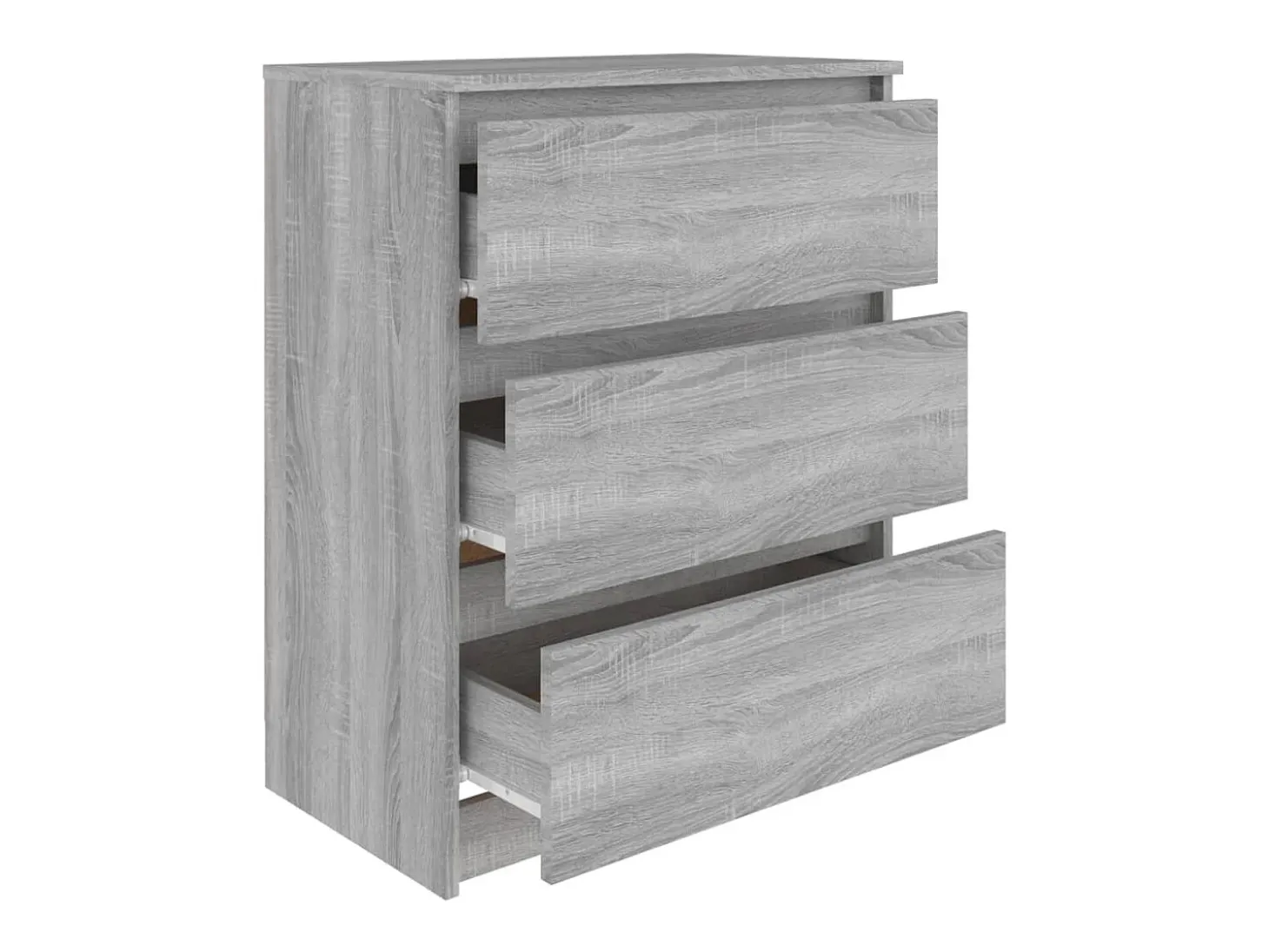 Aparador cómoda cómoda armario unidad de almacenamiento organizador cocina salón salonsonoma 60 x 35 x 76 cm madera contrachapada gris 02_0036416