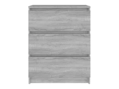 Aparador cómoda cómoda armario unidad de almacenamiento organizador cocina salón salonsonoma 60 x 35 x 76 cm madera contrachapada gris 02_0036416