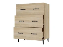 Aparador cómoda cómoda armario mueble organizador cocina salón salón Sonoma 69,5 x 34 x 90 cm madera contrachapada marrón 02_0031641