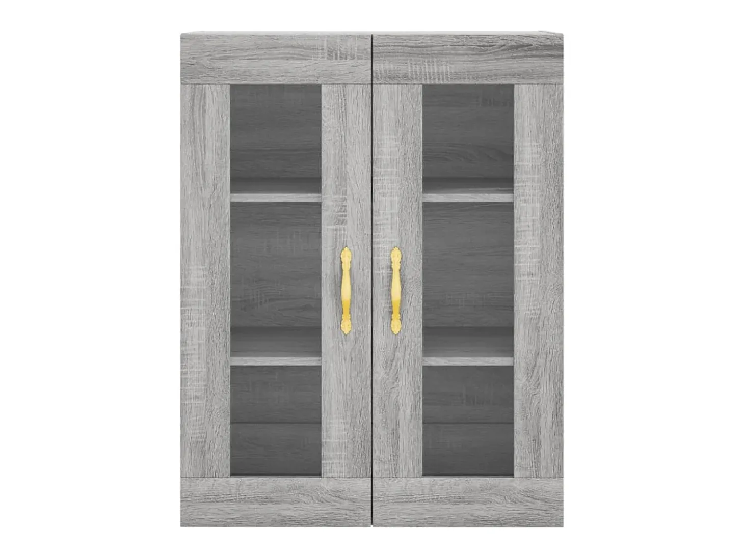 Aparador cómoda cómoda armario mueble organizador cocina salón salón alto Sonoma 69,5 x 34 x 180 cm madera contrachapada gris 02_0035451