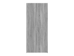 Aparador cómoda cómoda armario mueble organizador cocina salón salón alto Sonoma 80 x 42,5 x 185 cm madera contrachapada gris 02_0035635