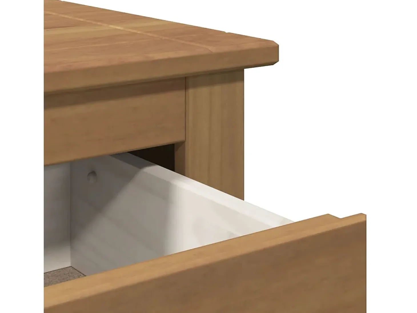 Aparador cómoda cómoda armario mueble organizador cocina salón salón con cajones 93 x 40 x 80 cm madera maciza de pino marrón 02_0030130