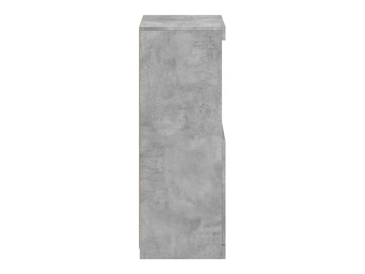 Aparador cómoda cómoda armario mueble organizador cocina salón salón con luces LED 41 x 37 x 100 cm gris 02_0029998