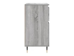 Aparador cómoda cómoda armario unidad de almacenamiento organizador cocina salón salón Sonoma 60 x 35 x 70 cm madera contrachapada gris 02_0036395