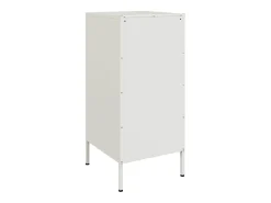Aparador cómoda cómoda armario mueble organizador cocina salón salón 36 x 39 x 79 cm acero blanco 02_0030290