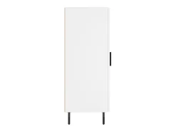 Aparador cómoda cómoda armario mueble organizador cocina salón salón 34,5 x 34 x 90 cm madera contrachapada blanco 02_0030262