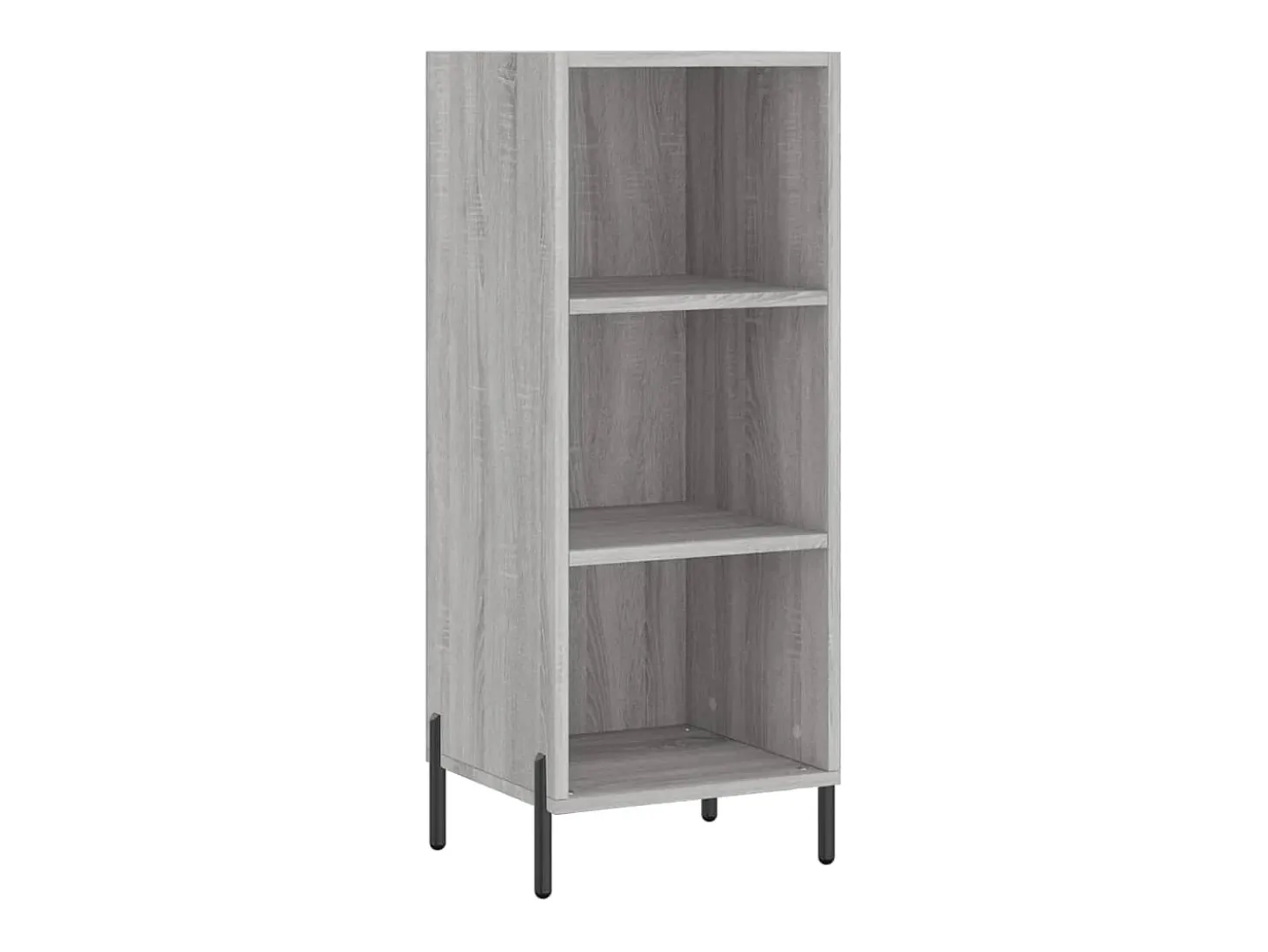 Aparador cómoda cómoda armario mueble organizador cocina salón salón alto Sonoma 34,5 x 34 x 180 cm madera contrachapada gris 02_0035261