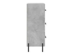 Aparador cómoda cómoda armario mueble organizador cocina salón salón 34,5 x 34 x 90 cm madera contrachapada gris 02_0031918