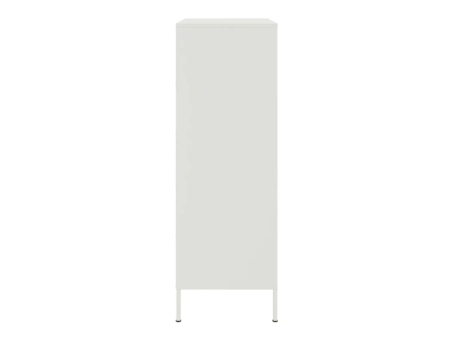 Aparador cómoda cómoda armario mueble organizador cocina salón salón alto 68 x 39 x 113 cm acero blanco 02_0032490