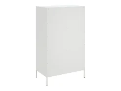 Aparador cómoda cómoda armario mueble organizador cocina salón salón alto 68 x 39 x 113 cm acero blanco 02_0032490