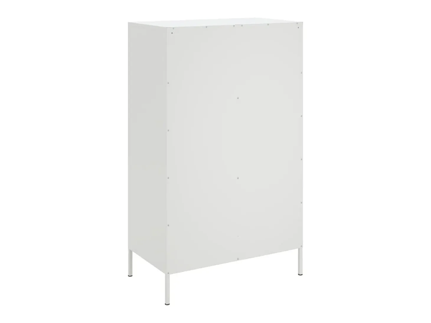 Aparador cómoda cómoda armario mueble organizador cocina salón salón alto 68 x 39 x 113 cm acero blanco 02_0032490