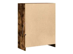Aparador cómoda cómoda armario mueble organizador cocina salón salón con LED 77 x 34 x 100 cm madera contrachapada marrón 02_0029783