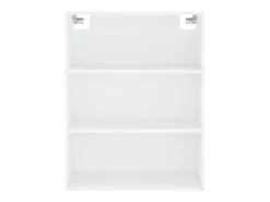 Aparador cómoda cómoda armario mueble organizador cocina salón salón alto 69,5 x 34 x 180 cm madera contrachapada blanco 02_0032540