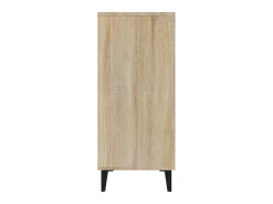 Aparador cómoda cómoda armario unidad de almacenamiento organizador cocina salón salón Sonoma 90 x 34 x 80 cm madera contrachapada marrón 02_0031733