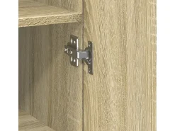 Aparador cómoda cómoda armario mueble organizador cocina salón salón alto Sonoma 40 x 42,5 x 185 cm madera contrachapada marrón 02_0034061