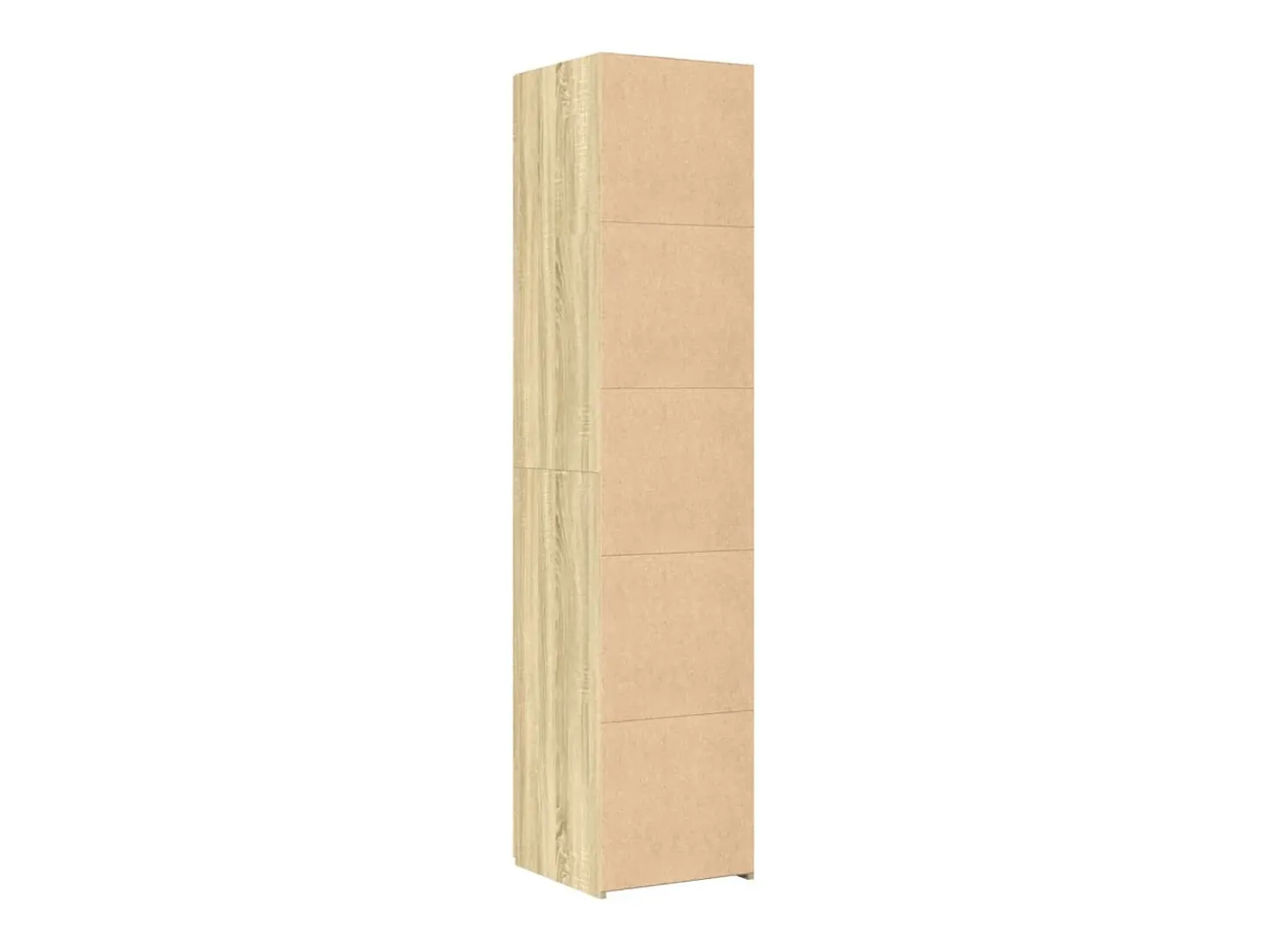 Aparador cómoda cómoda armario mueble organizador cocina salón salón alto Sonoma 40 x 42,5 x 185 cm madera contrachapada marrón 02_0034061