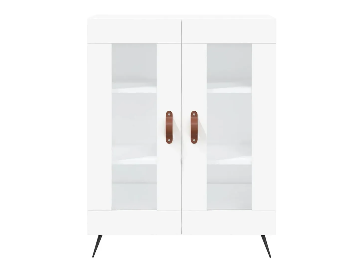 Aparador cómoda cómoda armario mueble organizador cocina salón salón alto 69,5 x 34 x 180 cm madera contrachapada blanco 02_0032611