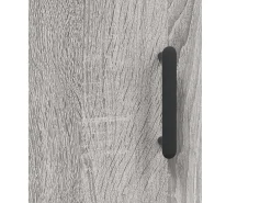Aparador cómoda cómoda armario mueble organizador cocina salón salón Sonoma 34,5 x 34 x 90 cm madera contrachapada gris 02_0036302