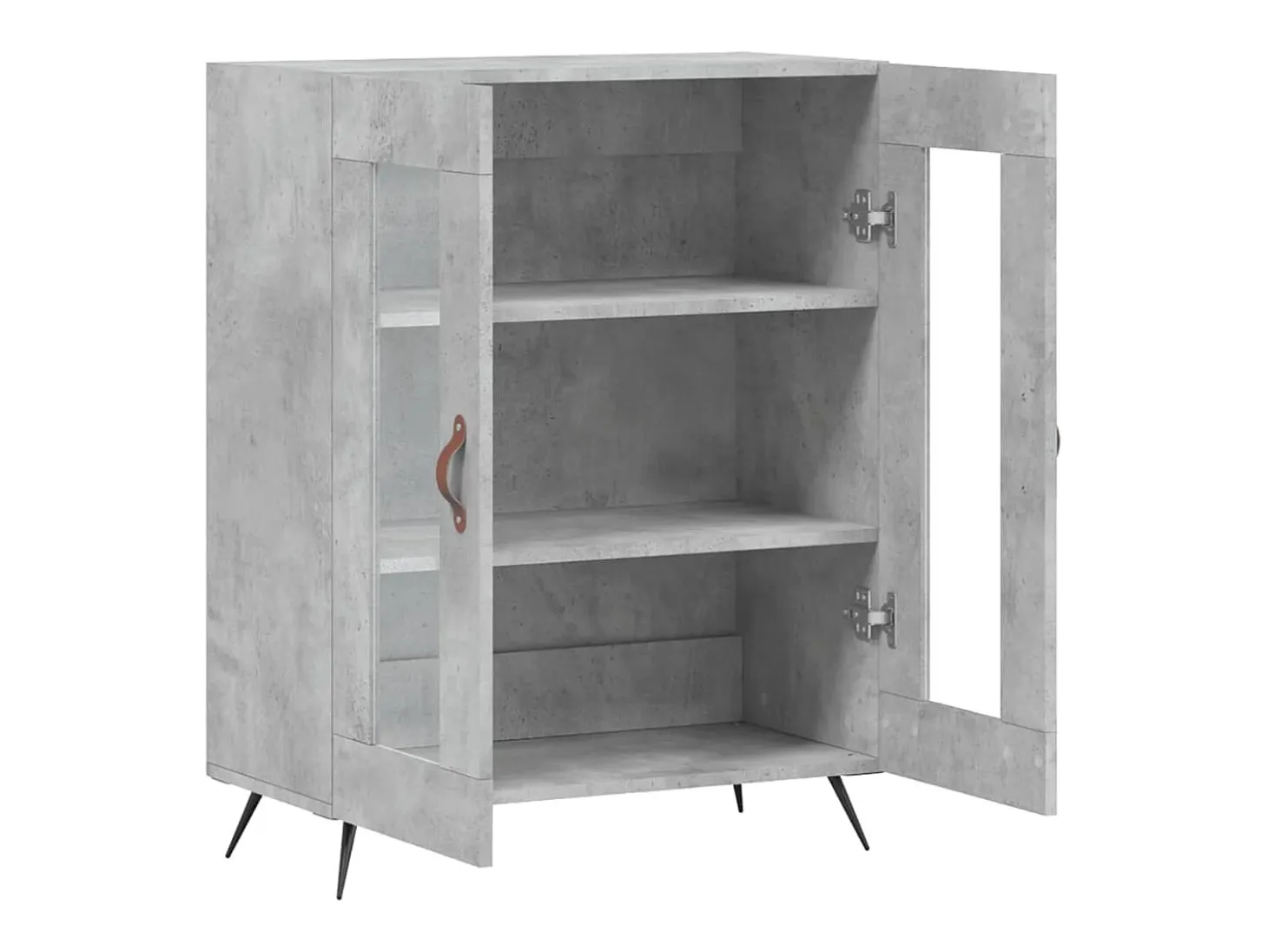 Aparador cómoda cómoda armario mueble organizador cocina salón salón 69,5 x 34 x 90 cm madera contrachapada gris 02_0032011