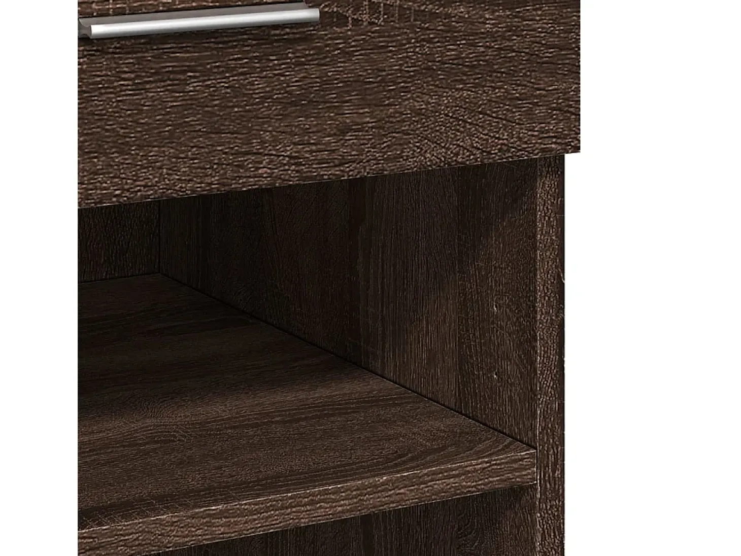 Aparador cómoda cómoda armario mueble organizador cocina salón salón alto 80 x 42,5 x 124 cm madera contrachapada marrón 02_0033929