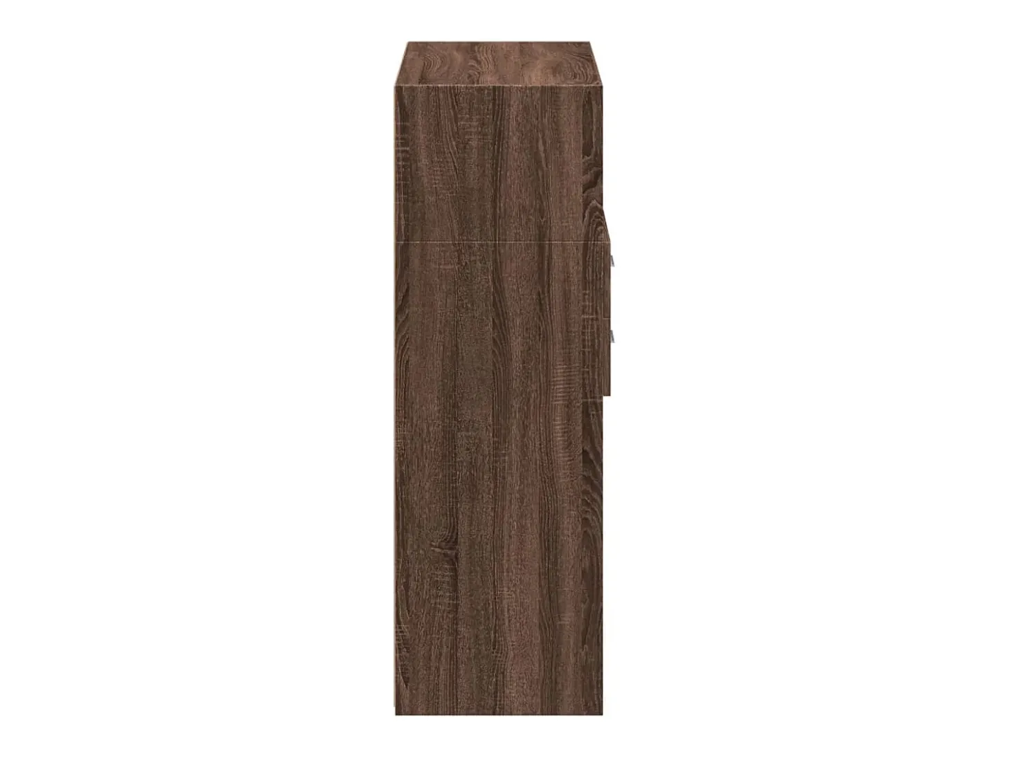 Aparador cómoda cómoda armario mueble organizador cocina salón salón alto 80 x 42,5 x 124 cm madera contrachapada marrón 02_0033929