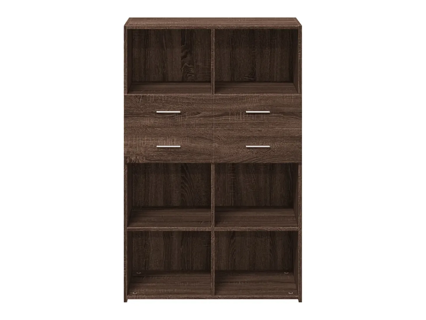 Aparador cómoda cómoda armario mueble organizador cocina salón salón alto 80 x 42,5 x 124 cm madera contrachapada marrón 02_0033929