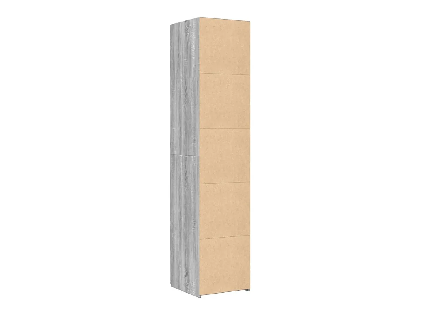 Aparador cómoda cómoda armario mueble organizador cocina salón salón alto Sonoma 40 x 42,5 x 185 cm madera contrachapada gris 02_0035363