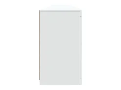 Aparador cómoda cómoda armario mueble organizador cocina salón salón con luces LED 283 x 37 x 67 cm blanco 02_0029846